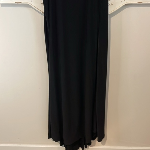 EUC NORDSTROM JUMP APPAREL MIDRIFF CUT OUT  MAXI DRESS BLACK SIZE 9/10 - Picture 6 of 16